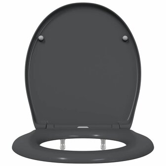 Toiletzitting Antraciet 47 x 37 x 4 cm Duroplast 6