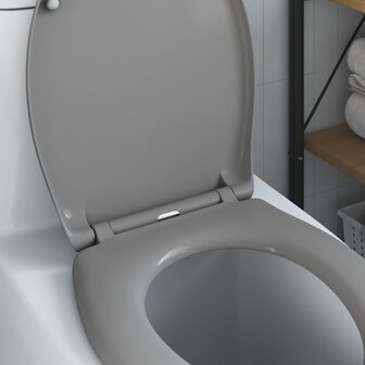 Toiletzitting Grijs 47 x 37 x 4 cm Duroplast 4