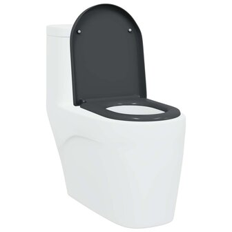 Toiletzitting Antraciet 49 x 36 x 4 cm Duroplast 2