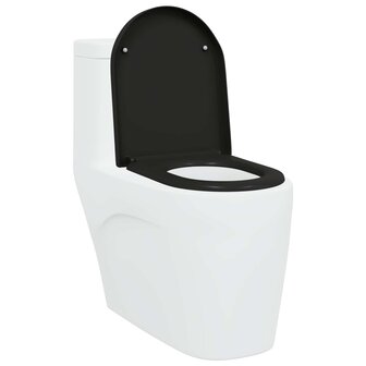 Toiletzitting Zwart 49 x 36 x 4 cm Duroplast 3