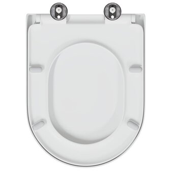 Toiletzitting Wit 49 x 36 x 4 cm Duroplast 8