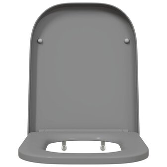Toiletzitting Grijs 47,5 x 35 x 3,6 cm Duroplast 5