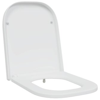 Toiletzitting Wit 47,5 x 35 x 3,6 cm Duroplast 2