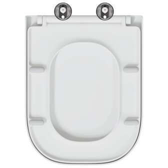 Toiletzitting Wit 47,5 x 35 x 3,6 cm Duroplast 8