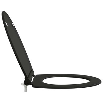 Toiletzitting Zwart 47 x 37,5 x 3,8 cm Duroplast 6