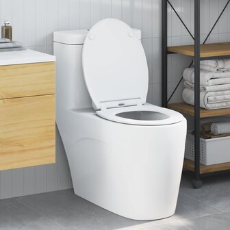Toiletzitting Wit 47 x 37,5 x 3,8 cm Duroplast 1
