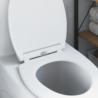 Toiletzitting Wit 47 x 37,5 x 3,8 cm Duroplast 4