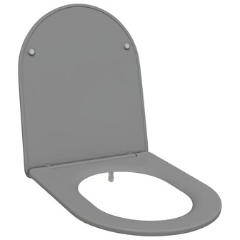 Toiletzitting Grijs 47 x 36 x 3,4 cm Duroplast 2