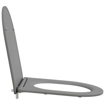 Toiletzitting Grijs 47 x 36 x 3,4 cm Duroplast 7