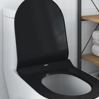 Toiletzitting Verstelbaar Zwart 50 x 36,5 x 5 cm Polypropyleen 4