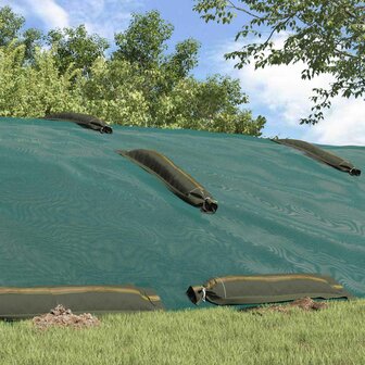 Zandzakken 10 pcs Donkergroen 100 x 25 cm HDPE 4