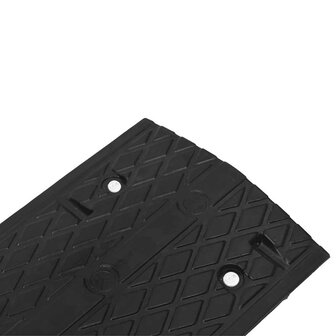 Verkeersdrempel 97x32,5x4 rubber geel en zwart 5
