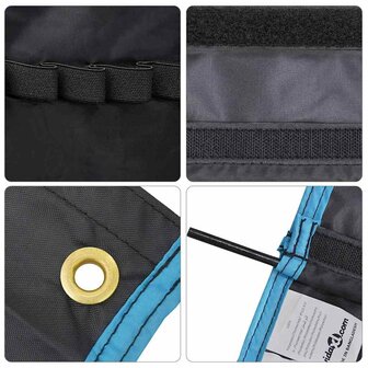 Tentorganizer Zwart en Blauw 125 x 48 cm oxford 7