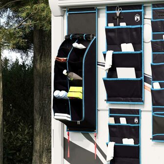 Tentorganizer Zwart en Blauw 140 x 43 cm oxford 1