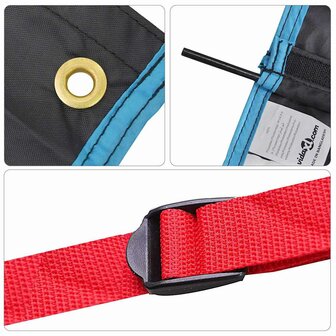 Tentorganizer Zwart en Blauw 140 x 43 cm oxford 8