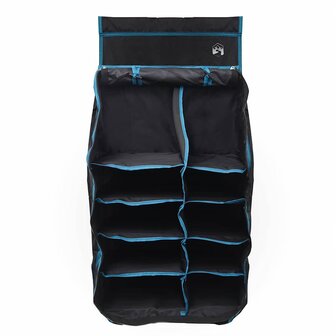 Hangende Tentorganizer 10 Vakken Zwart 40,5 x 25 x 80 cm 8