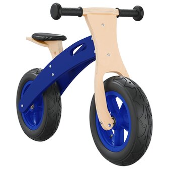 Loopfiets voor kinderen met luchtbanden blauw 2