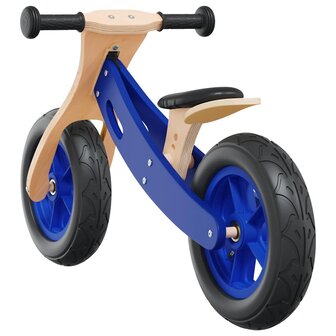 Loopfiets voor kinderen met luchtbanden blauw 8
