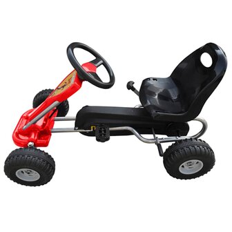 Skelter met pedalen rood 2