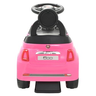Loopauto Fiat 500 roze 4