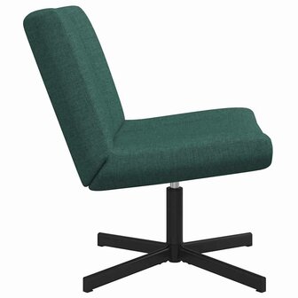 Draaistoel Donkergroen 63 x 75 x 76 cm Stof 5