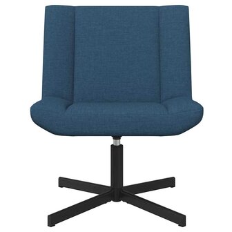 Draaistoel Blauw 63 x 75 x 76 cm Stof 4