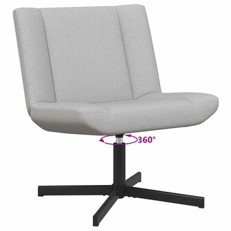 Draaistoel Wolkengrijs 63 x 75 x 76 cm Stof 9