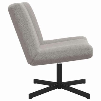 Draaistoel Lichtgrijs 63 x 75 x 76 cm Schapenvacht 4