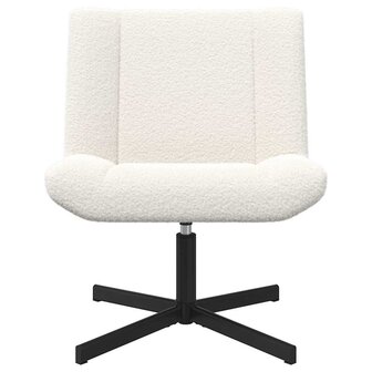 Draaistoel Cr&egrave;me 63 x 75 x 76 cm Schapenvacht 4