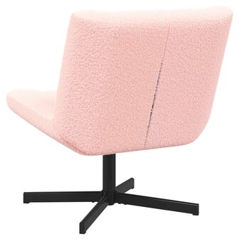 Draaistoel Roze 63 x 75 x 76 cm Schapenvacht 4