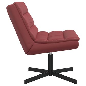 Draaistoel Wijnrood 63 x 75 x 76 cm PU 5