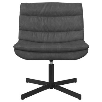 Draaistoel Zwart 63 x 75 x 76 cm Antiek PU 2