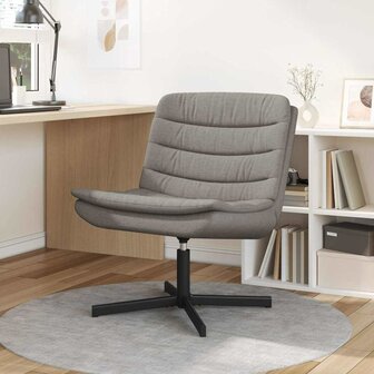 Draaistoel Taupe 63 x 75 x 76 cm Stof 1