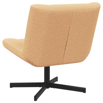 Draaistoel Beige 63 x 75 x 76 cm Schapenvacht 4