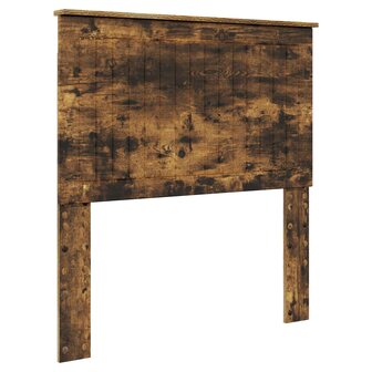 Opslag bed met lade Gerookt eiken 90 x 190 cm Bewerkt hout 7