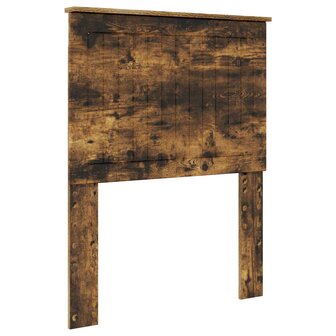 Opslag bed met lade Gerookt eiken 75 x 190 cm Bewerkt hout 7