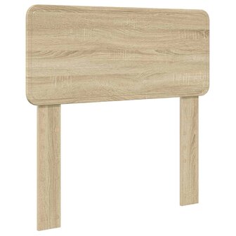 Opslag bed met hoofdeinde Sonoma Eiken 90 x 200 cm Bewerkt hout 7