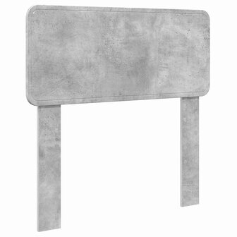 Opslag bed met hoofdeinde Beton Grijs 90 x 190 cm Bewerkt hout 7