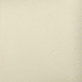 Loveseat bank 110 cm kunstleer cr&egrave;mekleurig 7