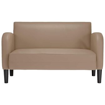 Loveseat bank cappuccino 110 cm kunstleer 3