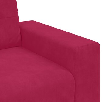 Loveseat Sofa Wijnrood 180x77x82 cm Fluweel 7