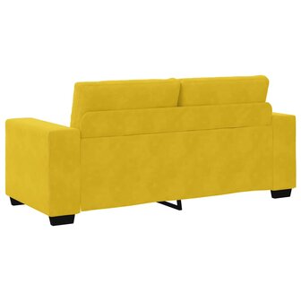 Loveseat Sofa Geel 180x77x82 cm Fluweel 6