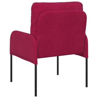 Banken met kussen 55cm Wijnrood Multiplex 6