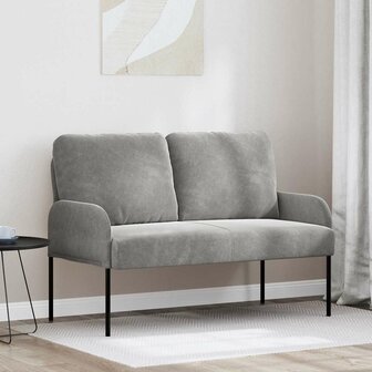 Banken met kussen 110cm Lichtgrijs Multiplex 1