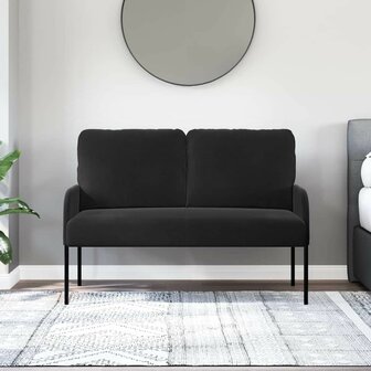 Banken met kussen 110cm Zwart Multiplex 3