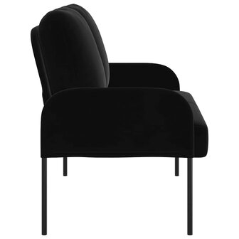 Banken met kussen 110cm Zwart Multiplex 5