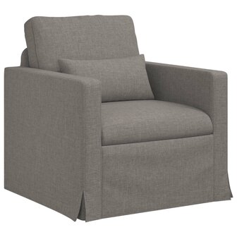 Bank Taupe 78 x 78 x 80 cm Stof 2
