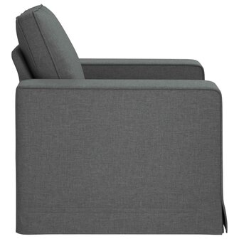 Bank Donkergrijs 103 x 80 x 82 cm Stof 5