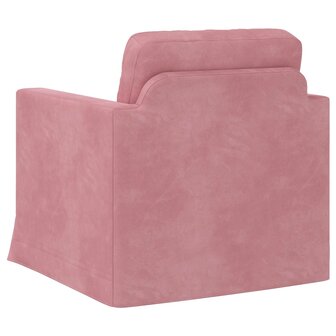 Bank Roze 78 x 78 x 80 cm Fluweel 6