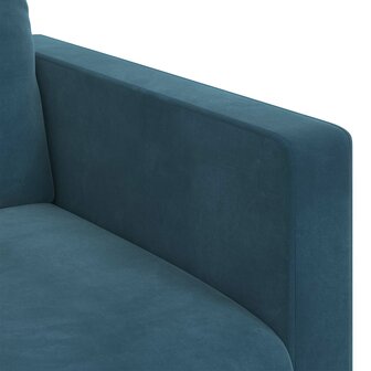 Bank Blauw 78 x 78 x 80 cm Fluweel 7